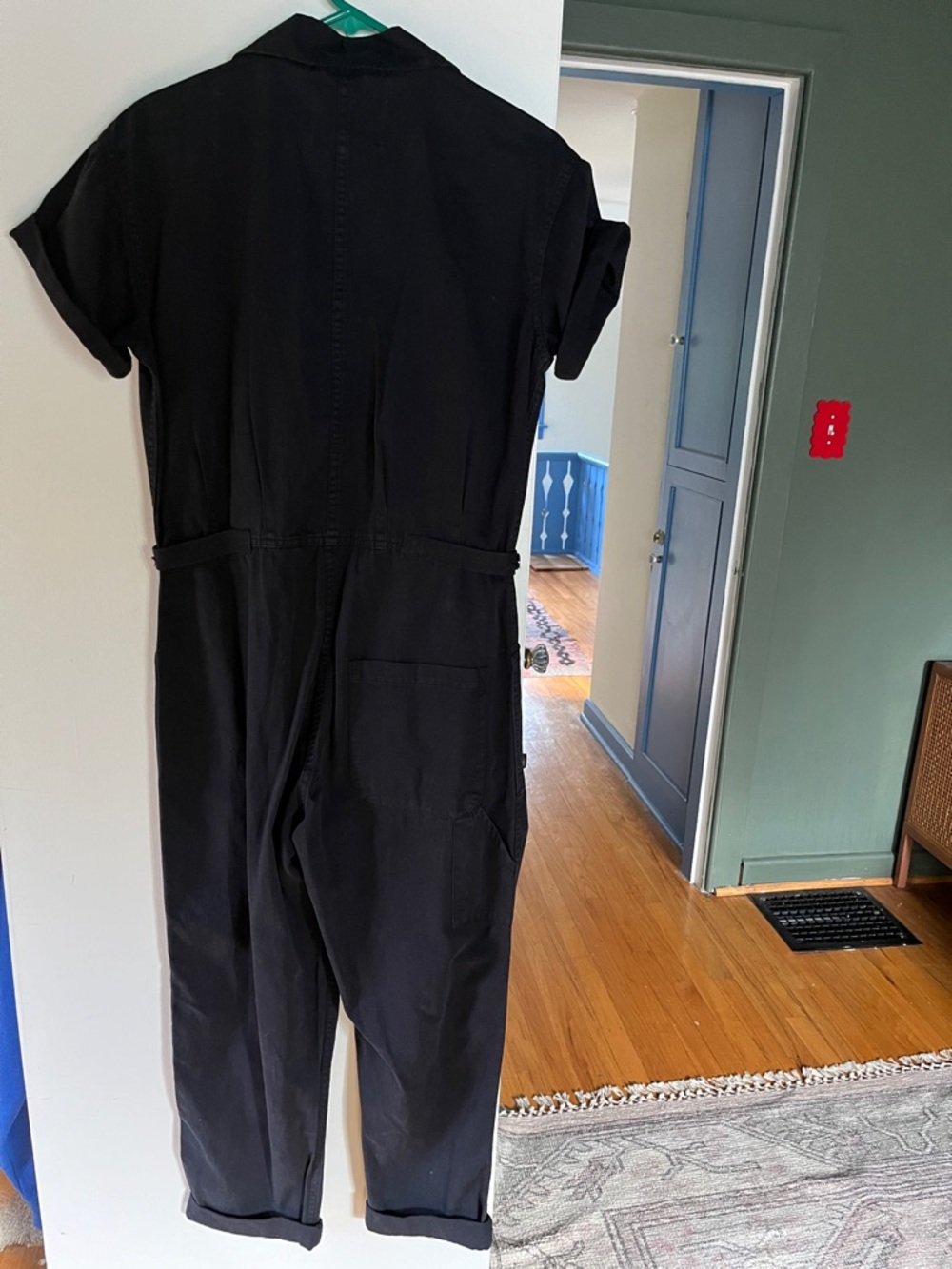Pistola Grover Black Short-Sleeve Jumpsuit sz S NWT - Picture 8 of 9